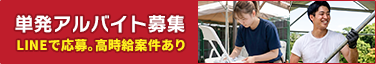 短期・単発アルバイト募集